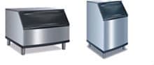 Bins for Ice Cuber or Nugget Ice Maker Heads